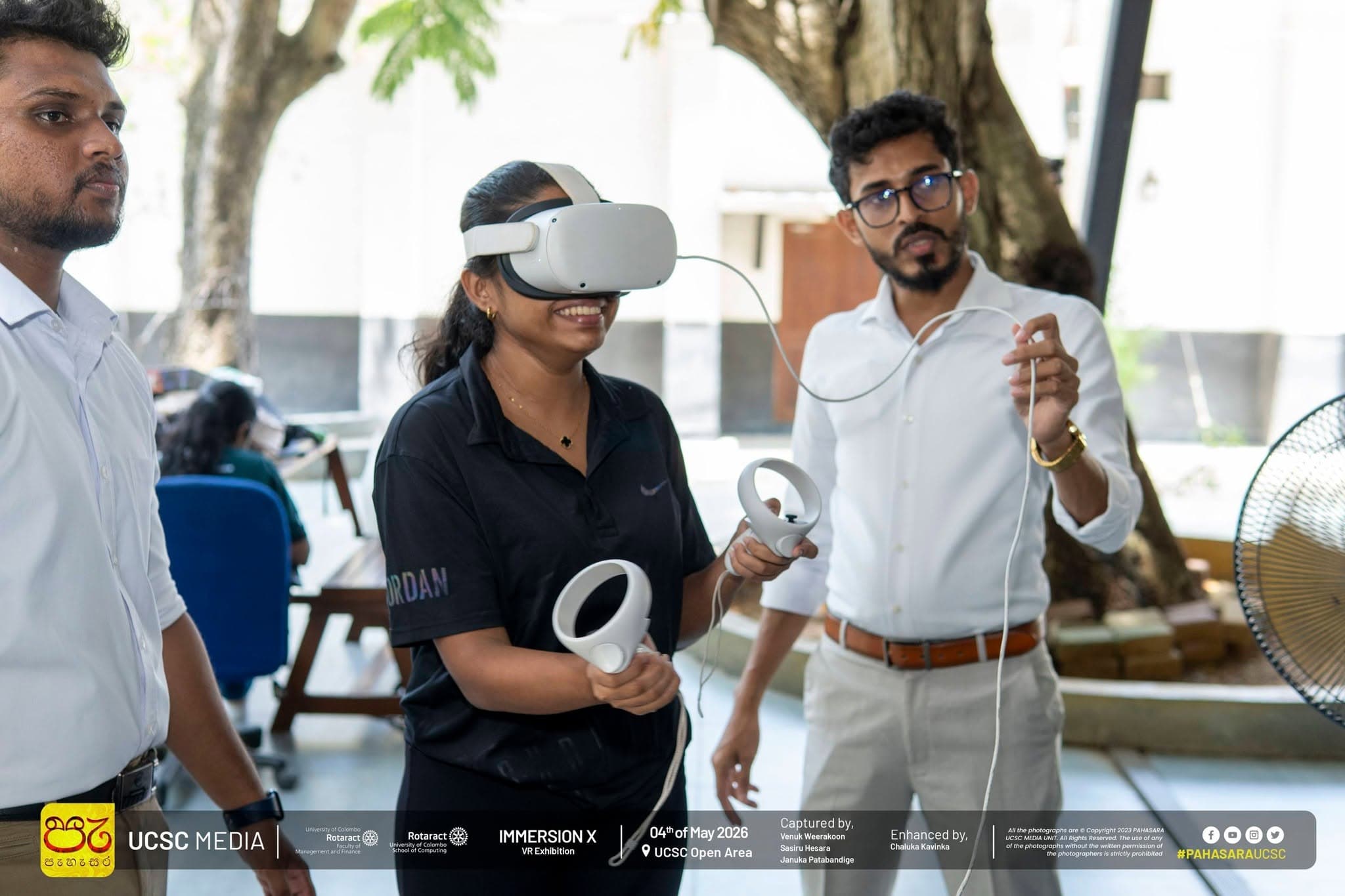 VR demonstration at the University of Colombo
